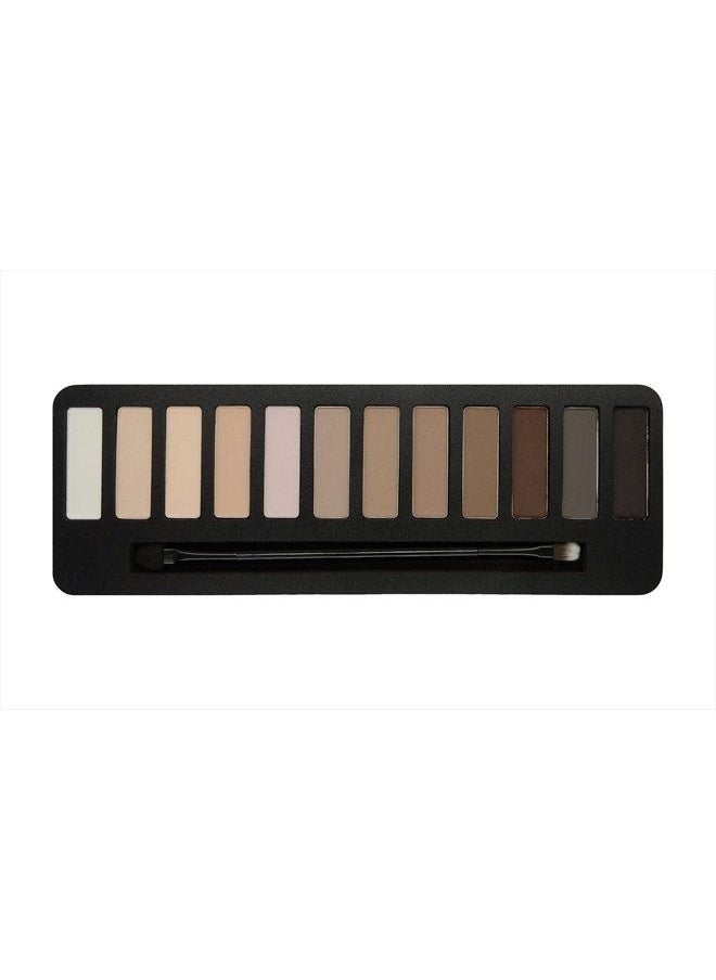W7 - Mighty Mattes Eyeshadow Palette - 12 Natural Nude Colours - Flawless Long-Lasting Makeup - Image 1