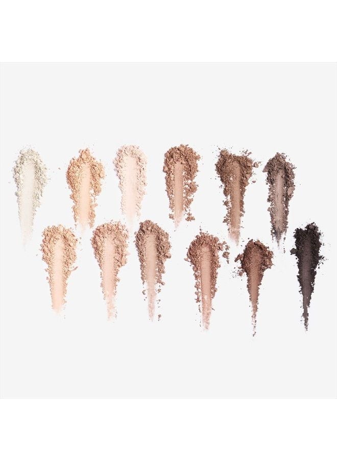 W7 - Mighty Mattes Eyeshadow Palette - 12 Natural Nude Colours - Flawless Long-Lasting Makeup - Image 1