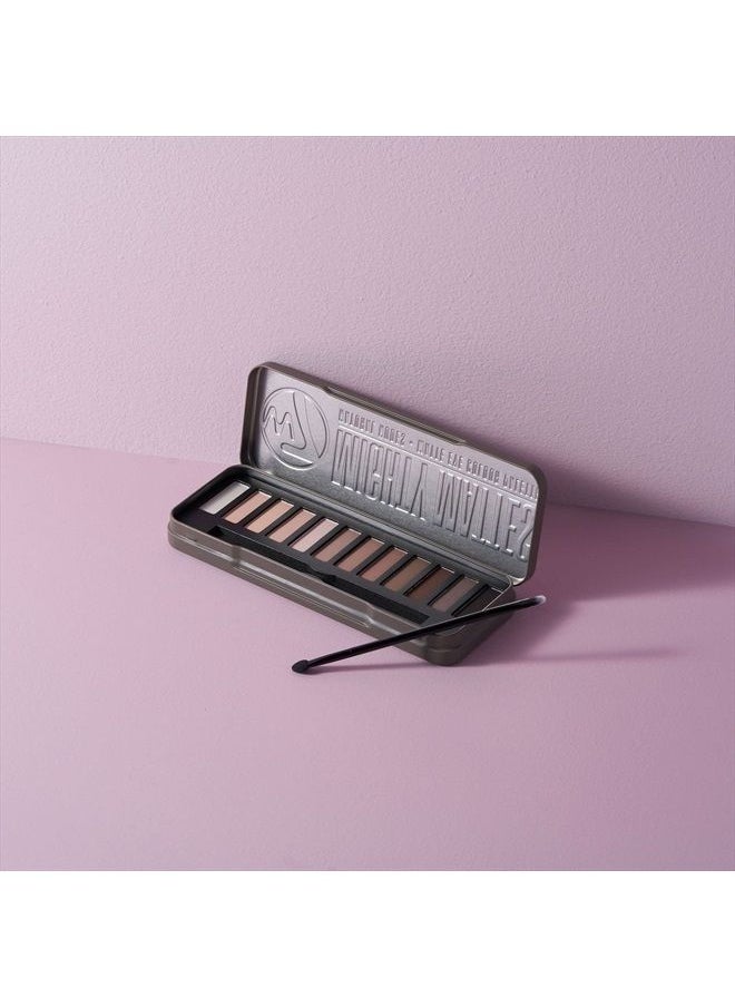 W7 - Mighty Mattes Eyeshadow Palette - 12 Natural Nude Colours - Flawless Long-Lasting Makeup - Image 1