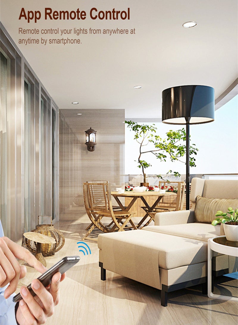 تويا وحدة تبديل زيجبي ديمر للتحكم عن بعد في تطبيق ستارة جوجل هوم، مفتاح ثنائي العصابة - Image 4