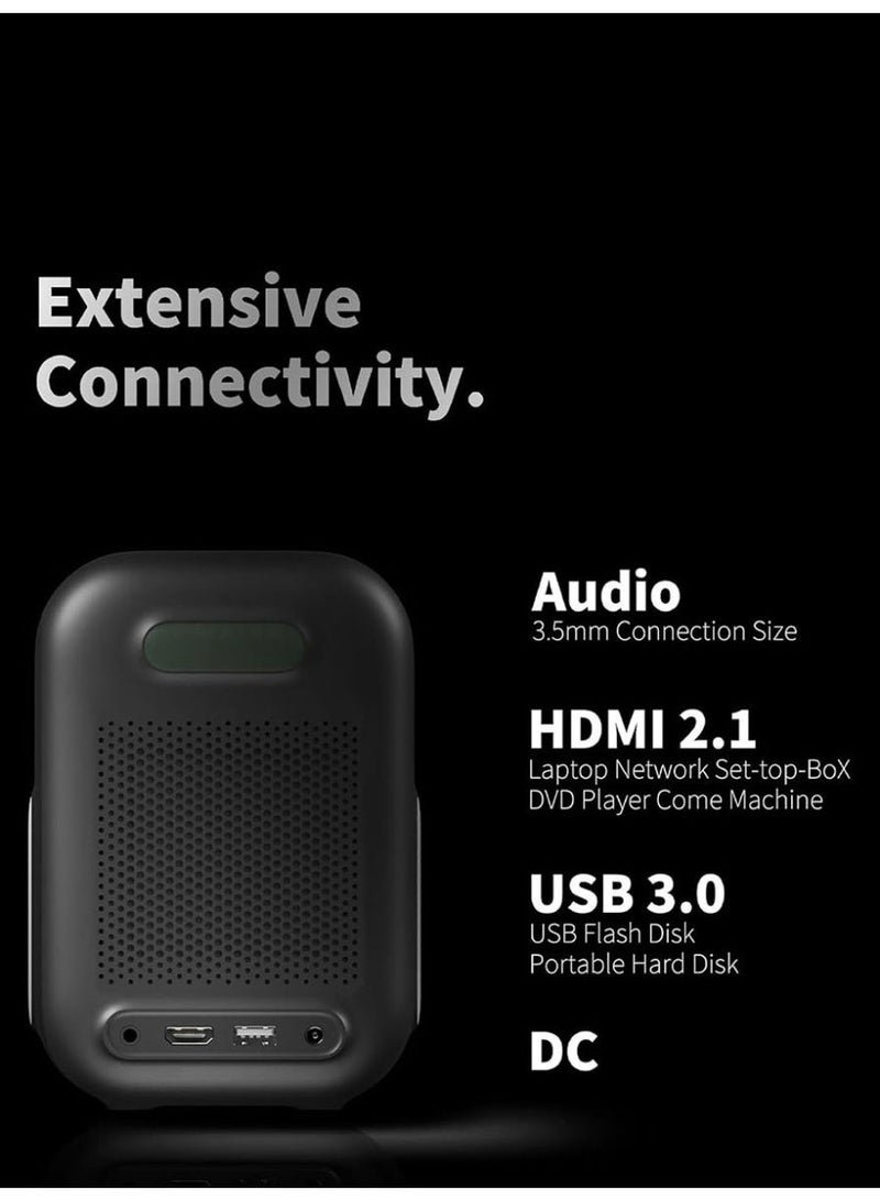 WUPRO Cinema Smart Projector G2 with  Google  System (Chromecast Support) Classic Mini Model - Image 5