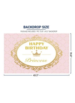 Royal Princess Backdrop For Girls Pink Gold Glitter Celebration Birthday Party Banner Cake Dessert Table Photo Studio Booth Background Photocall - pzsku/Z28C51B367C1D5AC2E007Z/45/_/1693985095/1661aa43-23ce-48fd-86f5-bcc2470c4c89