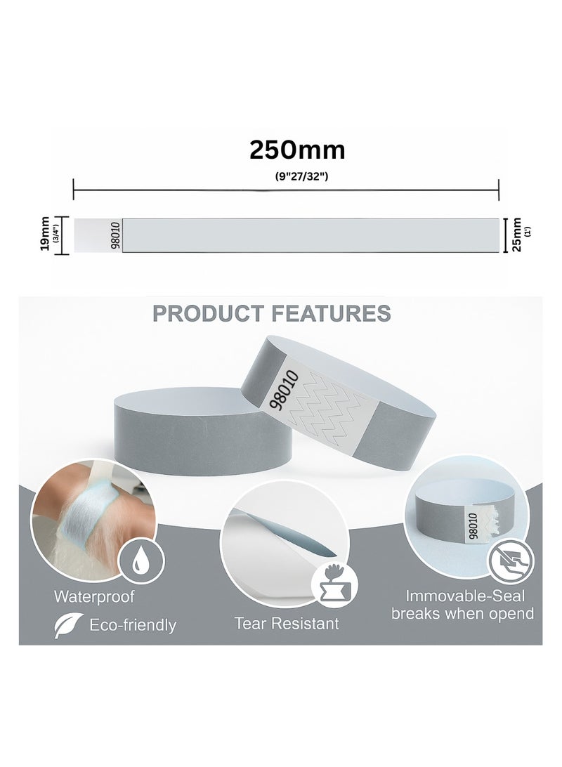 PRINTSHOP4ME Paper Wristbands for Crowd Control - Admission - VIP Access - Concerts - School Activities - Games and Parties - Event Wristbands - Image 5