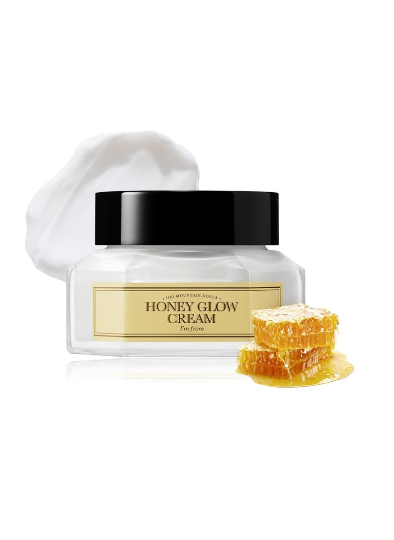 I'M FROM Honey Glow Cream Non Sticky Honey Barrier For The Skin 50g  - Image 1