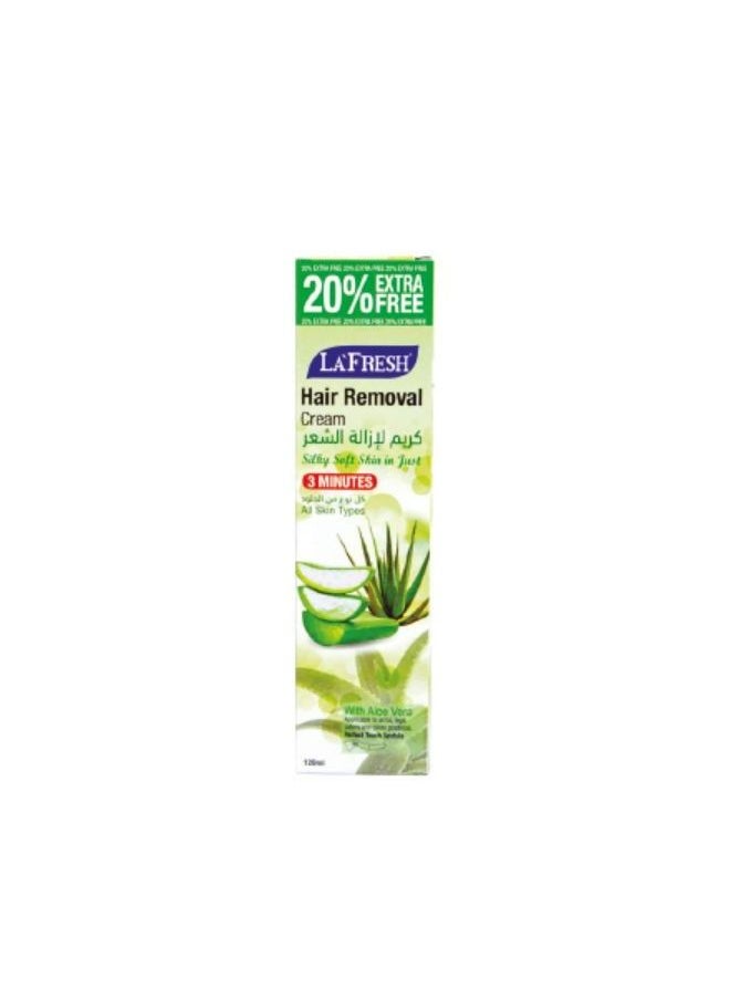 LA FRESH - HAIR REMOVAL CREAM ALOE VERA 120ML - Image 1