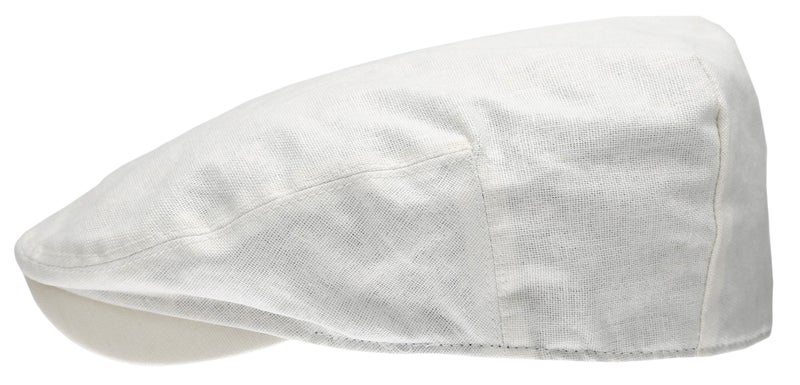 EPOCH HATS Men's Linen Flat Ivy Gatsby Summer Newsboy Hats (White, SM) - Image 2