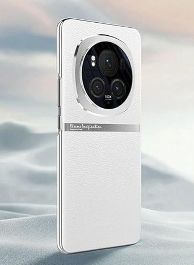 حالة متوافقة مع Honor Magic 6 Pro، غلاف من الجلد الفاخر فائق الرقة مضاد للبصمات ومضاد للصدمات، مع إطار من الي كربونات مطلي لحماية الهاتف Honor Magic 6 Pro.