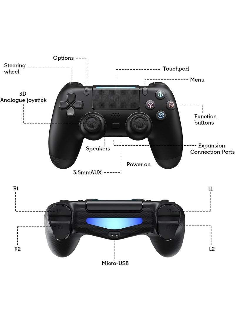 Generic Wireless Controller Customise made for Playstation 4- ps4/ PC Alternatives with , Classic Design  - (Cable not included) color - Image 2
