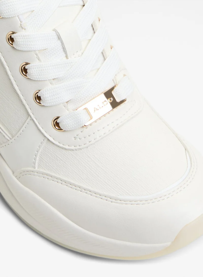 ALDO  CORE Lace Up Wedge Sneakers for Women | Best Price UAE