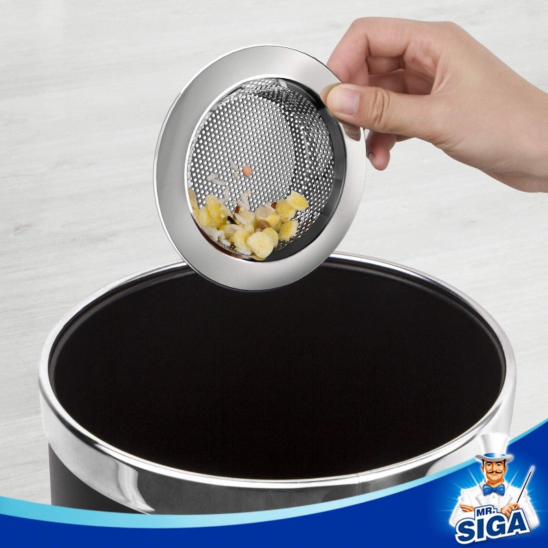 Mr Siga MR.SIGA Kitchen Sink Strainer, Stainless Steel Sink Drain Strainer, Dishwasher Safe, Outer Diameter 4.4 inch/11.2cm, Inner Diameter 3 inch/7.6cm, Pack of 3 - Image 5