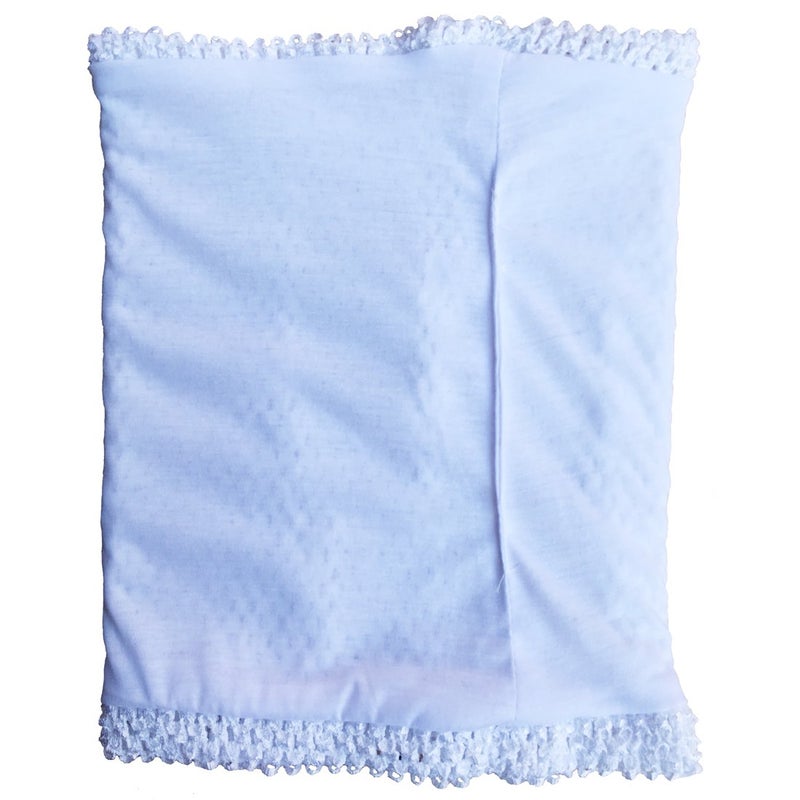 momtutus White Crochet Tutu Top Lined 12 Inches X 10 Inches Elastic Crochet Top Large - Image 2