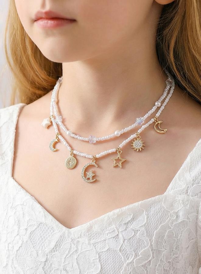 Take Two Pack of 2 - Celestial Charm Necklace - Image 1