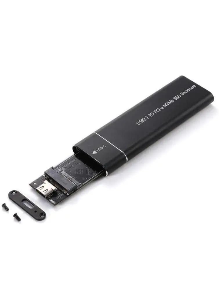 حافظة لأقراص NVMe SSD M.2 PCIe M Key مع محول USB Type C وUSB 3.1 Gen 2 بسرعة 10Gbps تدعم 2230 و2242 و2260 و2280 لأنظمة Windows وMac - Image 3