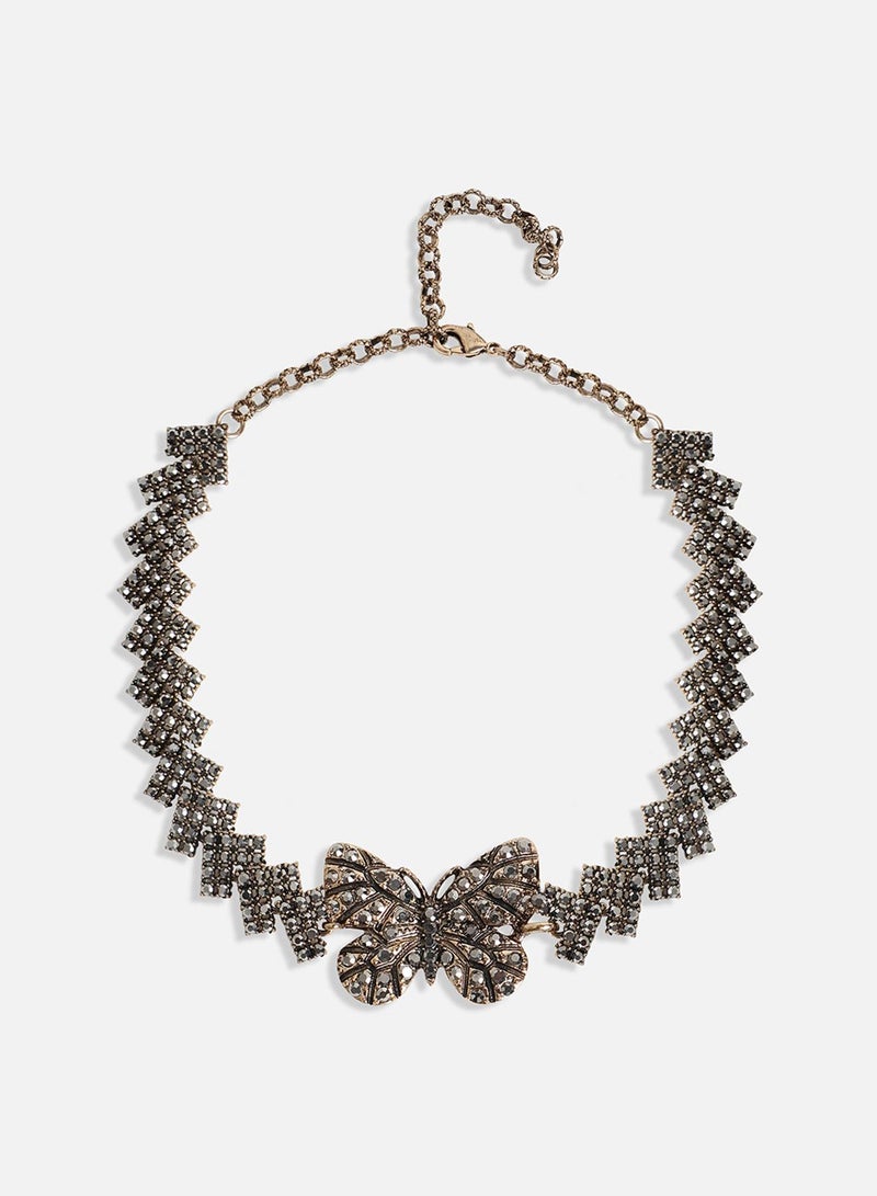 SOHI Embellished Butterfly Artificial Jewellery Set - Image 3