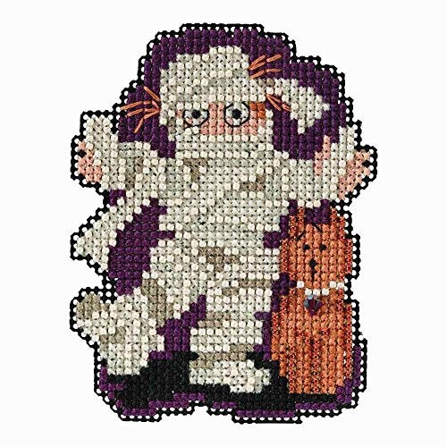 Mill Hill Mummy Beaded Counted Cross Stitch Halloween Ornament Kit 2018 Autumn Harvest MH181825 - Image 4