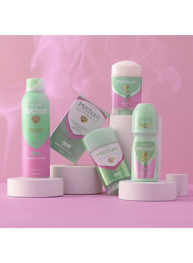 Mitchum Roll-On Anti-perspirant Powder Fresh, 3.38 Ounce - Image 4