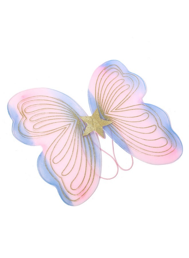 Vixplorn Cute princess role-playing costume party set, children's butterfly dress-up costume, children's elf dress-up costume, National Day costume, suitable for children over 3 years old, suitable as a gift for children on National Day, back to school, birthdays, Halloween, Eid al-Fitr and other festivals - Image 5