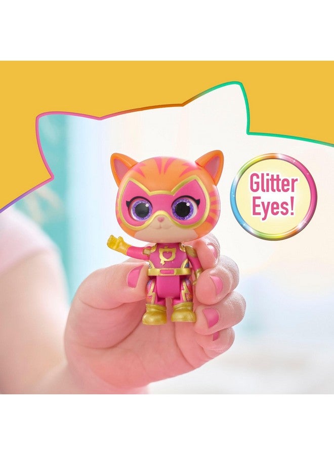 Just Play Disney Junior SuperKitties Su-Purr Charged Ginny and Buddy Figure Set, Kids Toys for Ages 3 Up - Image 3