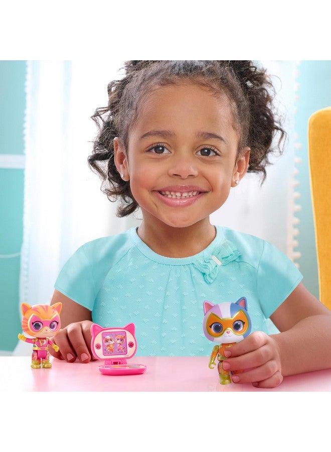 Just Play Disney Junior SuperKitties Su-Purr Charged Ginny and Buddy Figure Set, Kids Toys for Ages 3 Up - Image 2