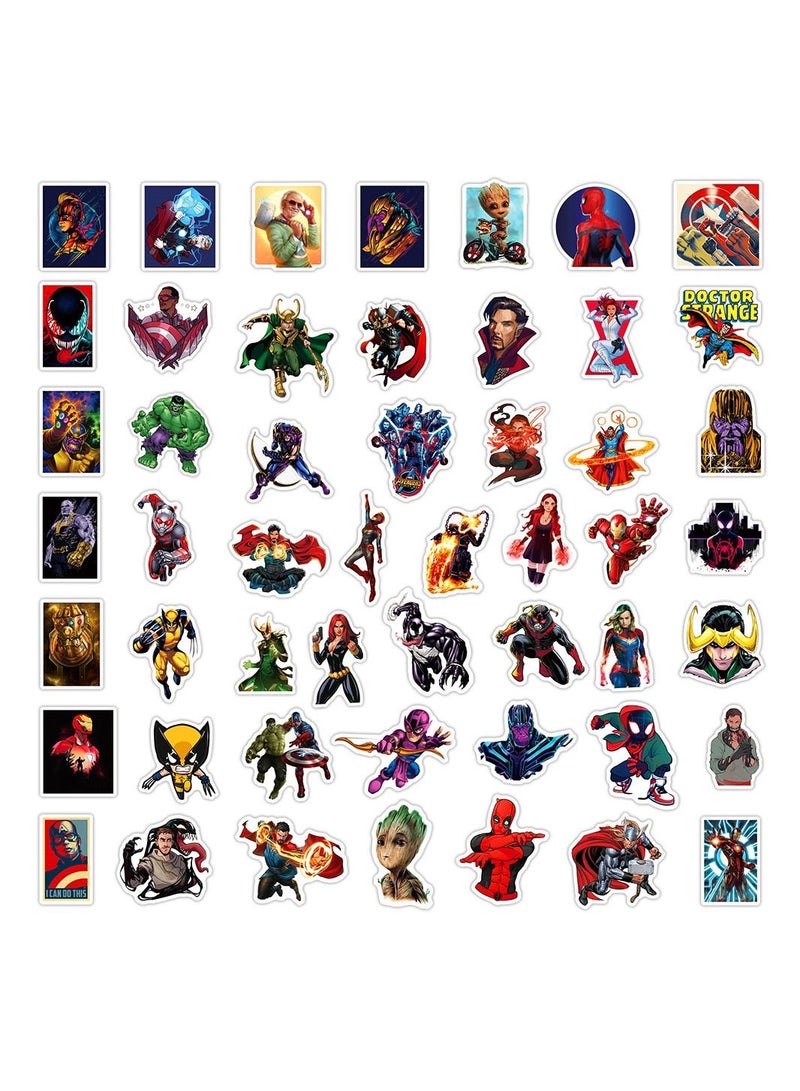 Color Fans 100 جهاز كمبيوتر شخصى ملصقات مقاومة للماء لطيف أنيمي الكرتون الفينيل ملصق جمالي كمبيوتر محمول لوح التزلج الأمتعة الكمبيوتر زجاجة ماء الكتابة على الجدران ملصقات حزم للأطفال المراهقين الفتيات البالغين - Image 4