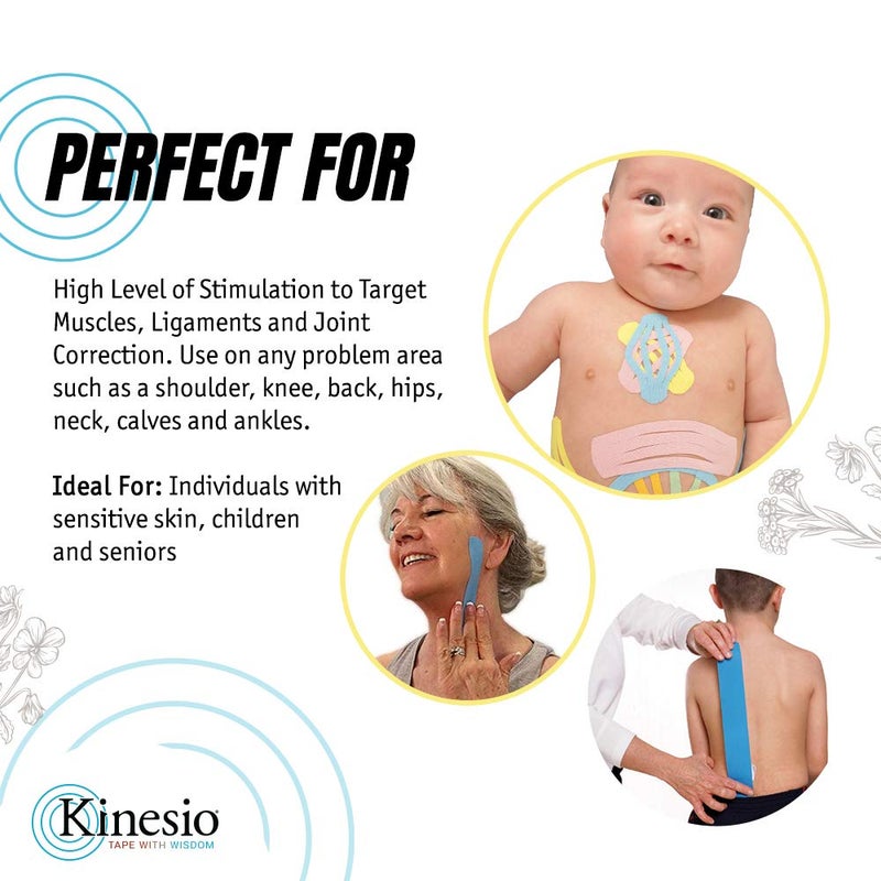 Kinesio Taping - Elastic Therapeutic Athletic Tape Tex Gold Light Touch - Image 3