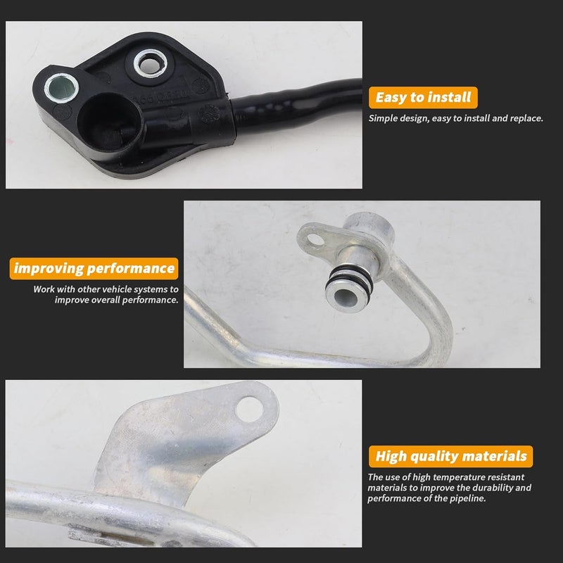 Cooling water pipe For Mercedes-Benz M278 V8 4.0L 4.6L 2005-2020 S500 E550 E63 GLE63 GL63 AMG C292 W166 X166 XW463 W166 R231 C217 W221 W222 X222 Peat# 2782000200 2782001300 - Image 5