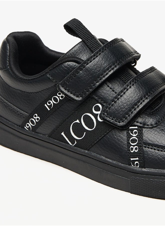 Lee Cooper - Boys Printed Casual Sneakers With Hook And Loop Closure - Image 1