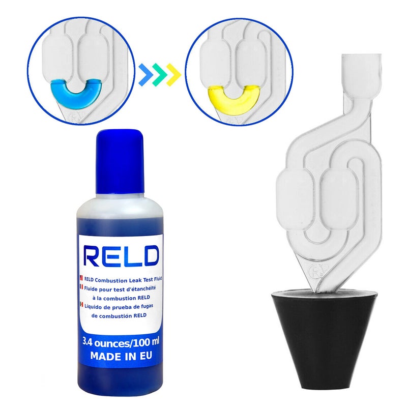 RELD Head Gasket Tester Kit Combustion Leak Detector for 50 Tests - Image 2