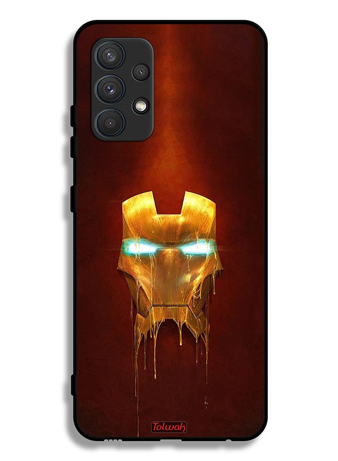 Tolwak Samsung Galaxy A32 4G Protective Case Cover Iron Man Marvel Comics - Image 1