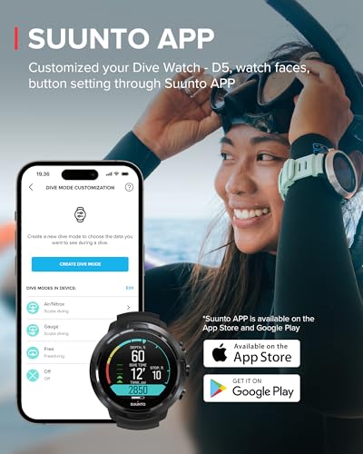 Suunto D5 All Black Dive Computerwith Color Screen and Exchangeable Straps - Image 5
