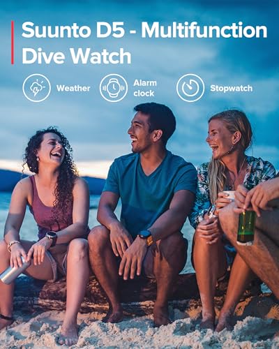 Suunto D5 All Black Dive Computerwith Color Screen and Exchangeable Straps - Image 3