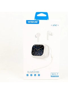 WISME WISME WT-7 ANC True Wireless Earbuds with Smart LCD Touch Charging Case – In-Ear Studio Sound, Noise Reduction, and Long Battery Life  - Image 2