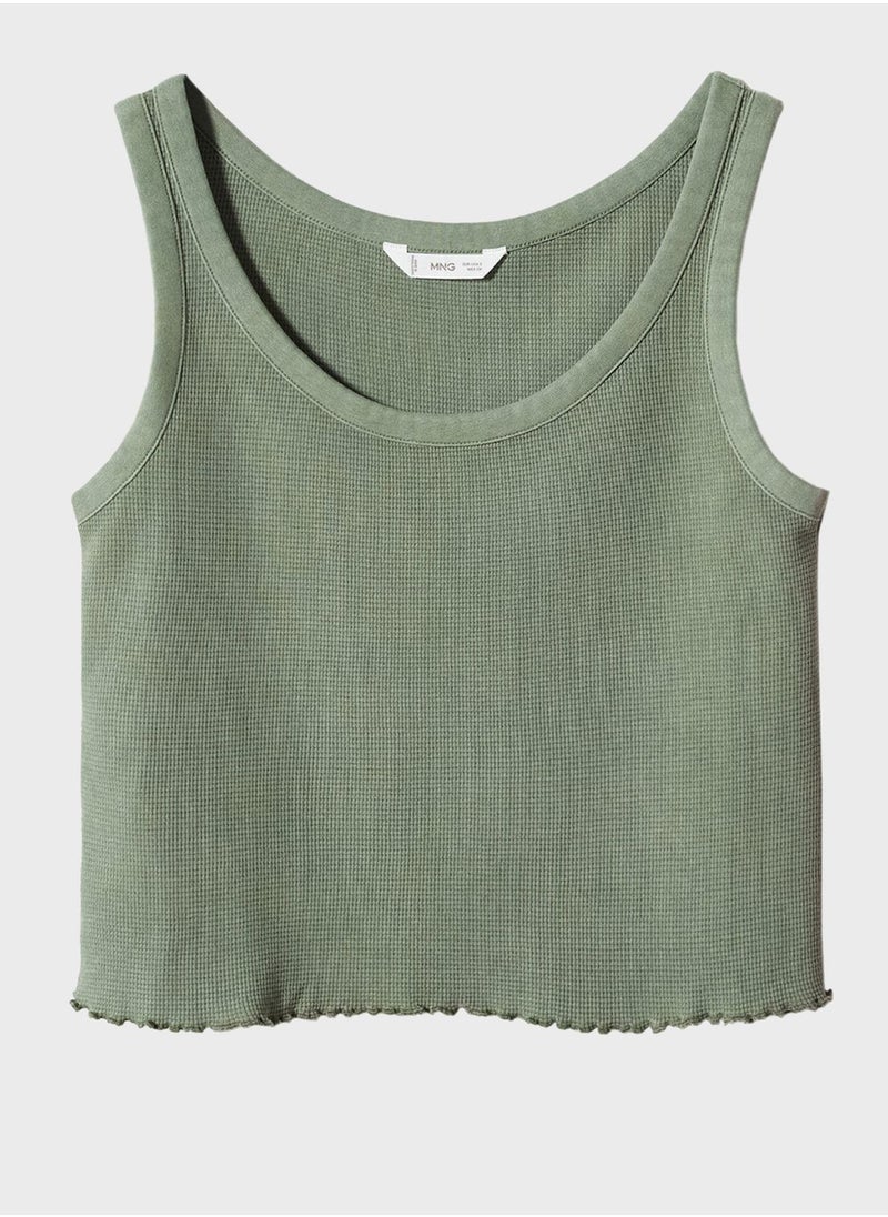 MANGO - Youth Essential Strap Top - Image 1