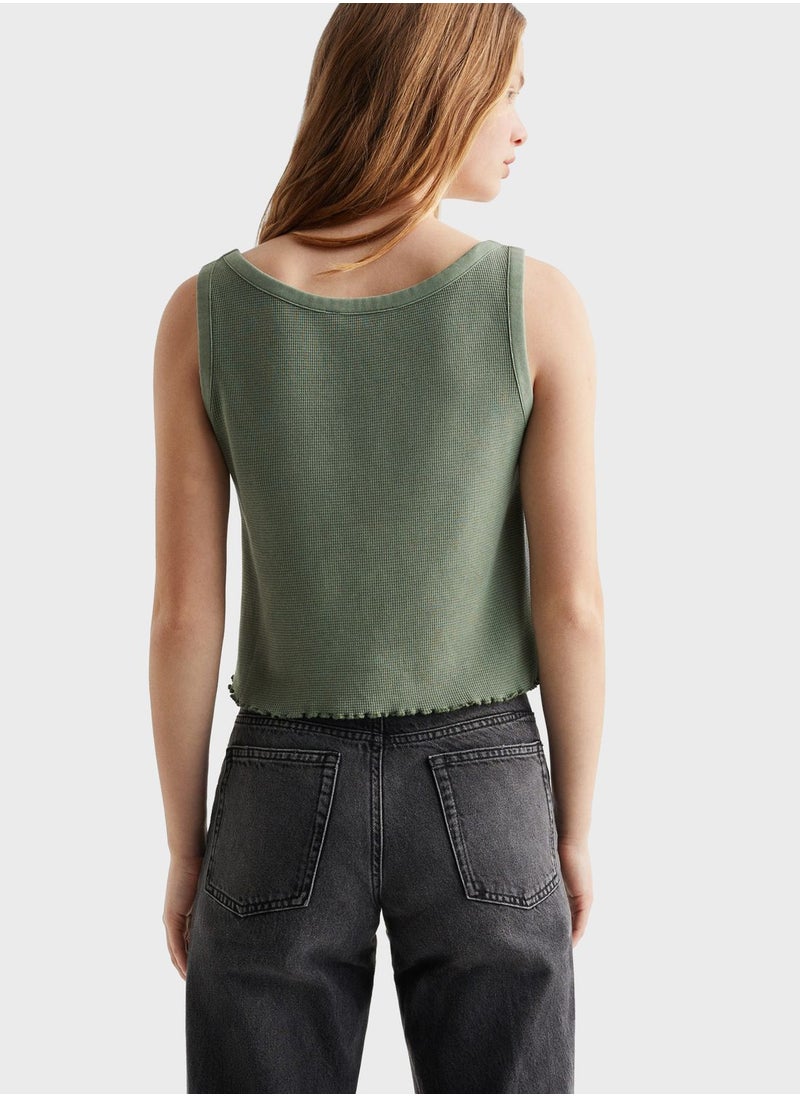 MANGO - Youth Essential Strap Top - Image 1