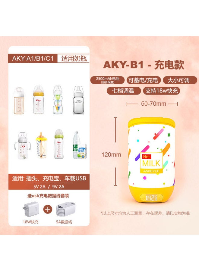 Wireless Bottle Thermos Cover World @ Xi Storage Type Heating Constant Temperature Milk Warmer Can Mohege Rechargeable Milk Conditioner