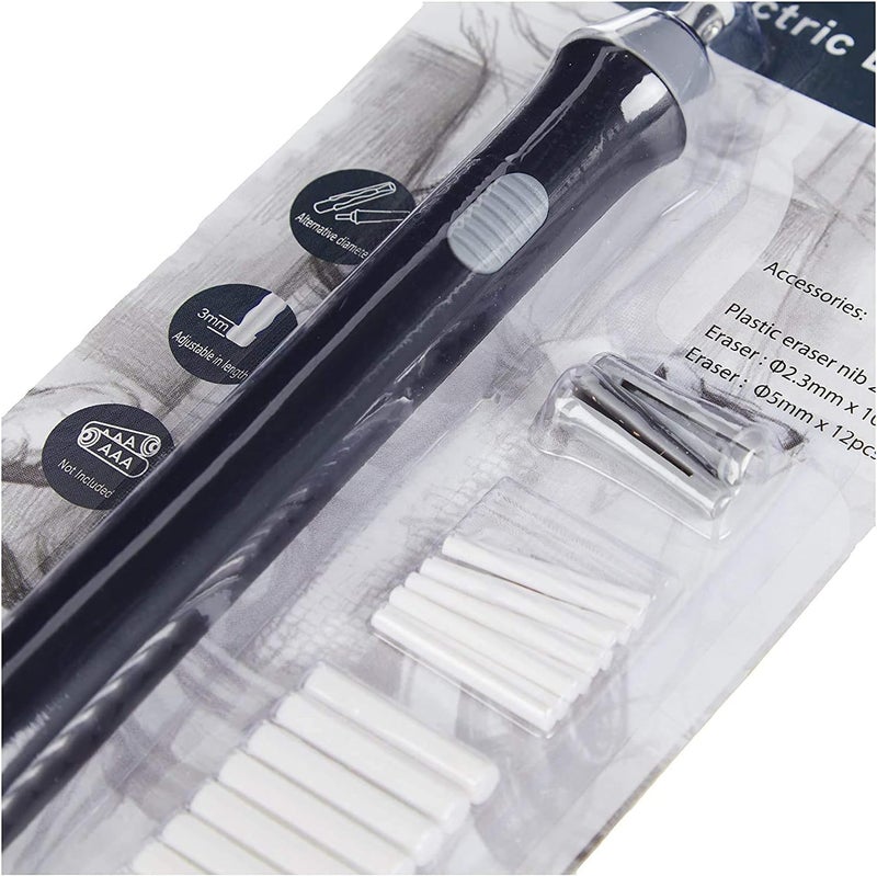 ARTME Electric Eraser/Automatic Rubber - 22pcs Refills Included (0.1 inch and 0.2 inch) - Sketch, Architects, Engineers & Students - Image 4