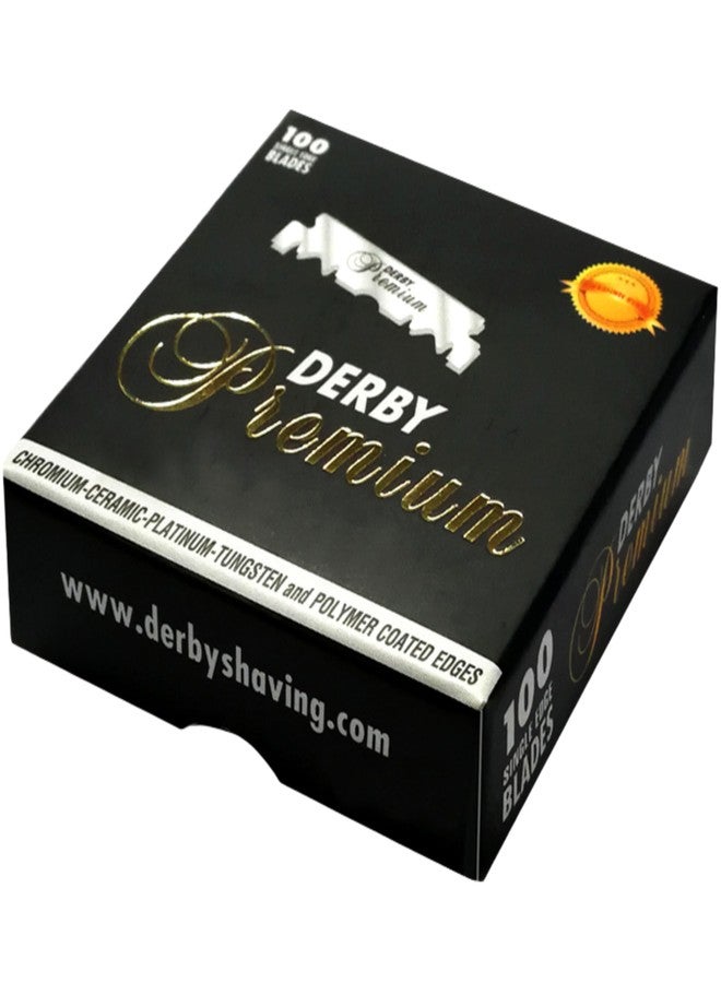 Derby 100 "Derby Premium" Single Edge Razor Blades for straight razor - Image 1