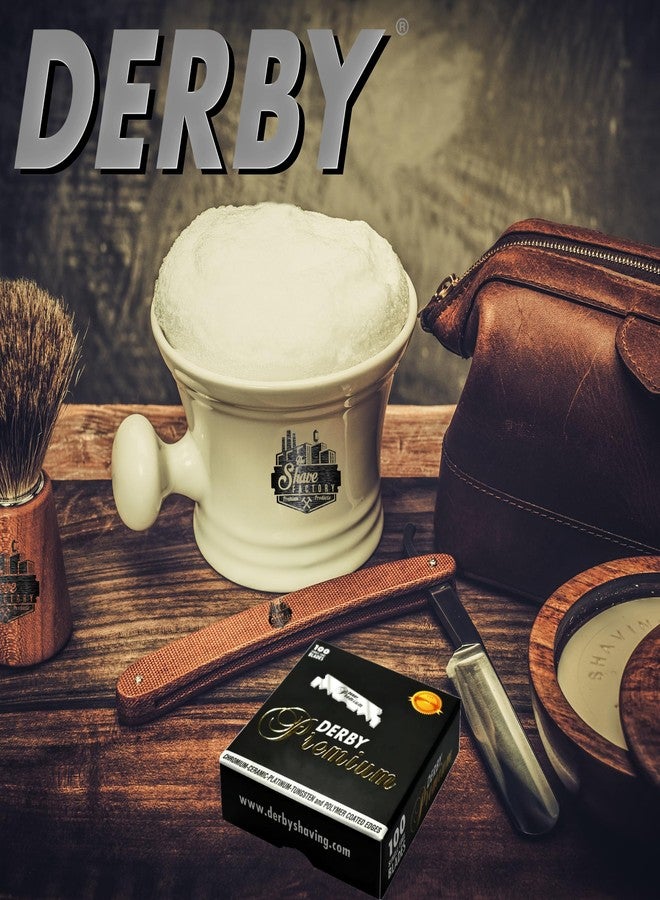 Derby 100 "Derby Premium" Single Edge Razor Blades for straight razor - Image 4
