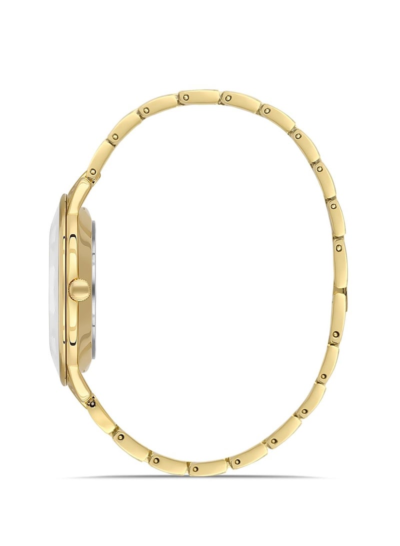 Omax Men's Gold Luxury Wrist Watch, Watches for Men, Stainless Watches, Steel Band, Round Dial, Waterproof Watch, 1 Year Warranty - Image 2