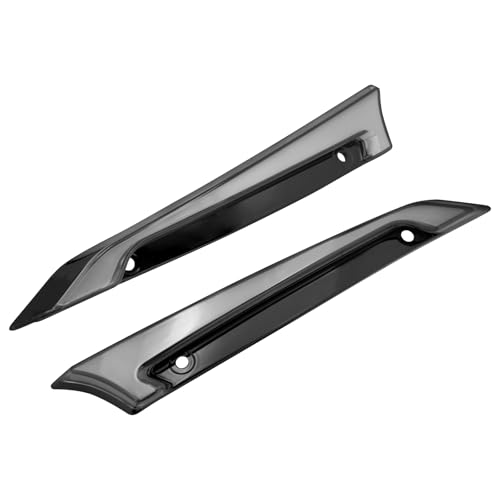 CARGLETRUE Windshield Trim Lights Windscreen Fairing Led Running Light Turn Signals Fit for Harley Touring Road Glide Models 2015-2023 Black - Image 2