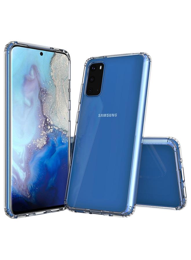 اس-توب جراب لهاتف Galaxy S20، جراب واقٍ شفاف من الأكريليك المقاوم للصدمات بتغطية كاملة - Image 1