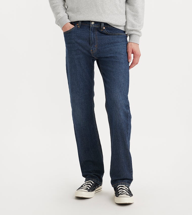 Levi's 505 Faded Straight Fit Jeans