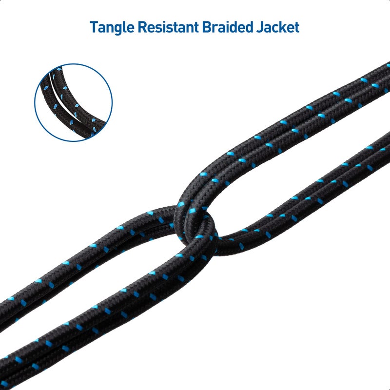 Cable Matters Braided USB C to Micro USB Cable - 3.3ft, Micro-USB to USB-C Cable, USBC to Micro-USB Cord, for Wall Chargers, Game Controllers & More, Black - Image 4