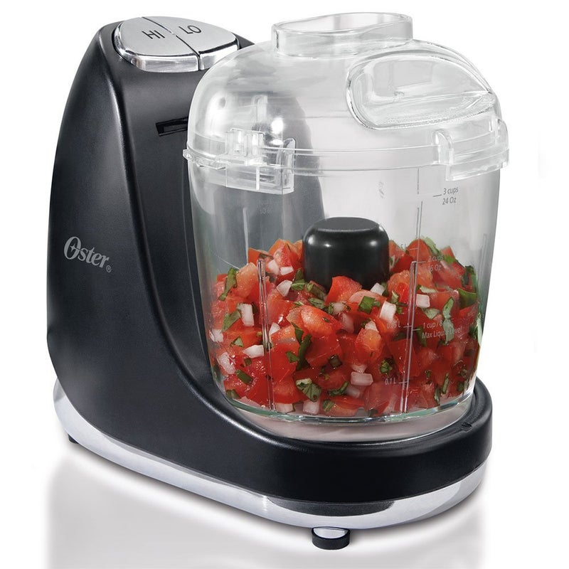 Oster FPSTMC3321 3-Cup Mini Chopper with Whisk, Black - Image 3