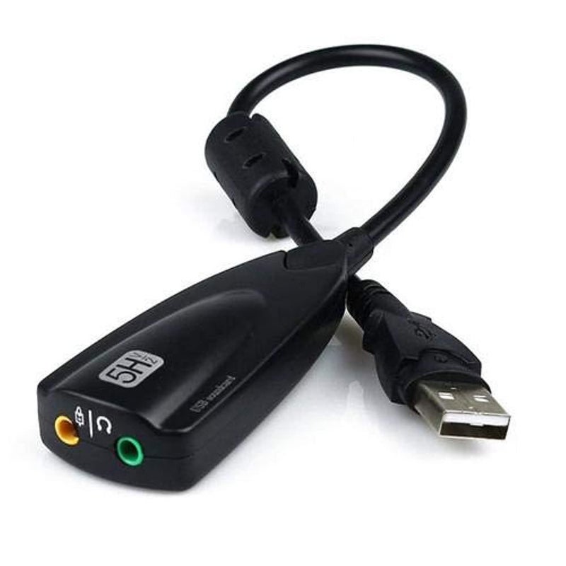 7.1 USB Sound Card 2.0 Steel Sound 5hv 12 Channel Equalizer