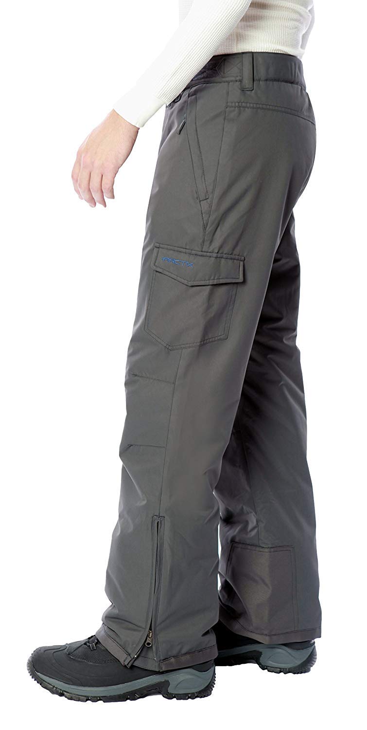 Arctix Men's Snowsports Cargo Pants, Charcoal, Medium/34" Inseam - Image 5