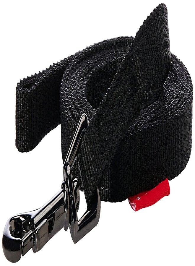 PUPPIA Two Tone Dog Lead Strong Durable Comfortable Grip Walking Training Leash for Small & Medium Dog, Black, Small - Image 1
