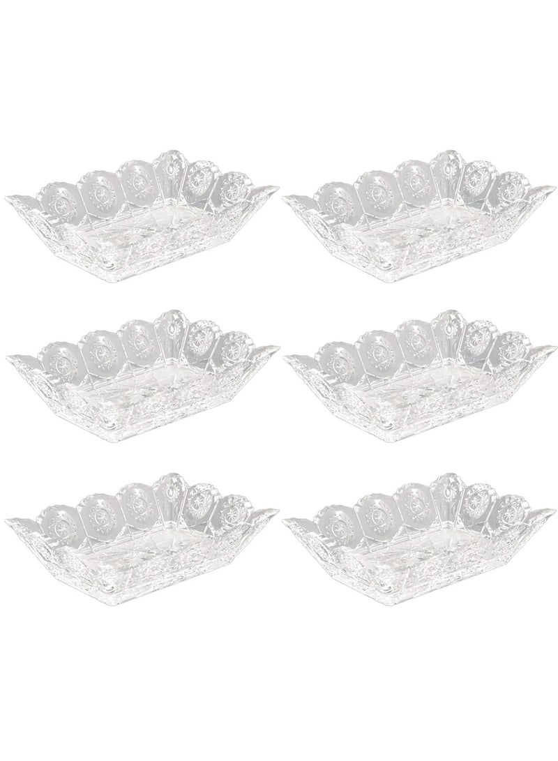 Mini Glass Dipping Bowl Dish, Set of 6 Dipping Sauce Cups, Soy Sauce Bowls  - Image 1