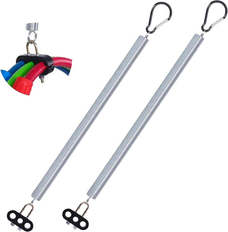 Torque 2 pcs of 25" Single Tender Spring Kit Assembly Hanger Tracker Holder with Hose Tender Clamp for Heavy Duty 3in1 ABS Power Air Line Hose Kit Airline for Semi Truck Trailer Tractor (2 x TR17145) - Image 1