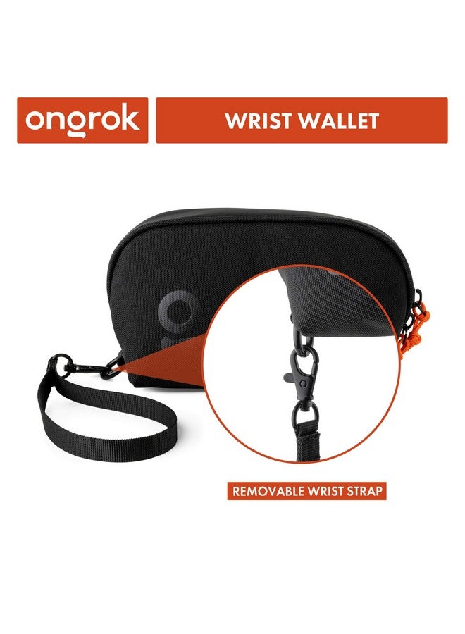ONGROK Carbon Technology Wrist/Clutch Bag | Small Wristlet Purse, Waterproof Zipper Sealed - Image 2